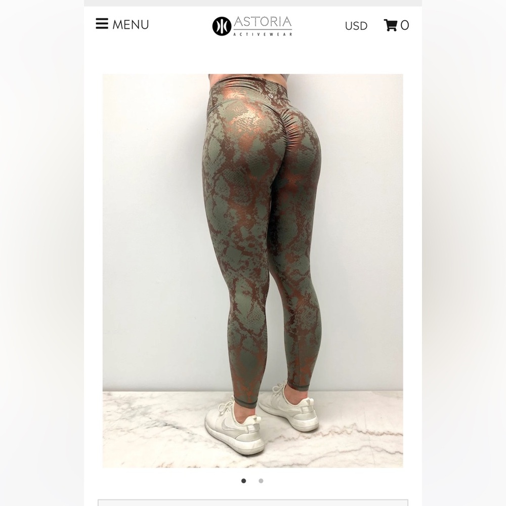 Astoria Activewear Metallic Collection Leggings